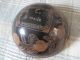 Early 19th Century African Carved Half Gourd Nut Portuguese Eu Amo Te I Love You Other African Antiques photo 1