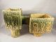 Mid Century Architectural Brutalist Ikebana Studio Pottery Art Vase Vtg Ceramic Mid-Century Modernism photo 1