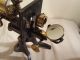 Antique Brass Monocular Microscope By J Swift & Son Of London Other Antique Science Equip photo 7