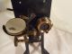 Antique Brass Monocular Microscope By J Swift & Son Of London Other Antique Science Equip photo 8