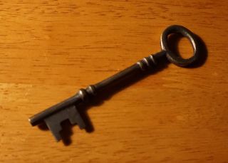 Solid Brass 19th Century Style Old Time Skeleton Key Home Decor - photo