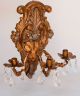Italian - Ate Vintage Heavy 3 - Arm Wall Sconce Candelabra Candle Holder Chandeliers, Fixtures, Sconces photo 9
