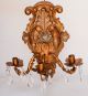 Italian - Ate Vintage Heavy 3 - Arm Wall Sconce Candelabra Candle Holder Chandeliers, Fixtures, Sconces photo 10