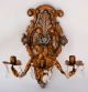 Italian - Ate Vintage Heavy 3 - Arm Wall Sconce Candelabra Candle Holder Chandeliers, Fixtures, Sconces photo 4