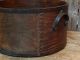Rare 19th C Antique Primitive Dry Measure Pantry Box Handled Signed Aafa 1850 ' S Boxes photo 3