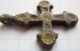 Viking Period Bronze Thick Cross In Enamels 900 - 1300 Ad Vf, Viking photo 4