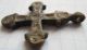 Viking Period Bronze Thick Cross In Enamels 900 - 1300 Ad Vf, Viking photo 8