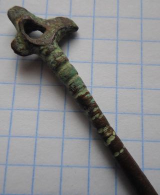 Viking Period Bronze Hairpin Vf, photo