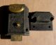 Antique Ilco Art Deco Surface Mount Cast Iron Dead Bolt Door Lock W/ Receiver Locks & Keys photo 2