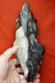 Lower Paleolithic,  Giant 27cm Two Handed Acheulian Pointed Axe Neolithic & Paleolithic photo 4