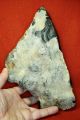 Lower Paleolithic,  Giant 27cm Two Handed Acheulian Pointed Axe Neolithic & Paleolithic photo 5