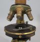 Antique Brass,  Carl Zeiss,  4 - Lens Scientific Microscope,  Light Magnifier,  No Res Microscopes & Lab Equipment photo 3