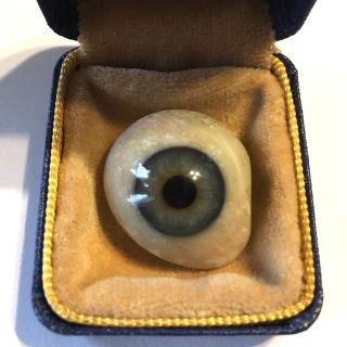 Antique Prosthetic Glass Eye - Box - Mager & Gougelman photo