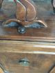 Vintage Small Wood Asian Jewelry Cabinet Wth Hidden Comparment Other Antique Furniture photo 2