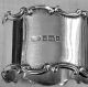 R.  F.  Mosley English Sheffield Napkin Ring 1911 In Sterling Silver Mono Monna Napkin Rings & Clips photo 4
