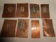 Copper Letter Stencils Vintage Letters G L M O P S V And W Binding, Embossing & Printing photo 1