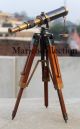 Marine Navy Nautical Brass Telescope With Tripod Stand Handmade Vintage Spyglass Telescopes photo 4