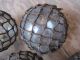 One 1940 ' S Rare Duraglas Antique Vintage Float Glass Ball Net Rope Fishing Buoy Fishing Nets & Floats photo 2