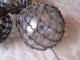 One 1940 ' S Rare Duraglas Antique Vintage Float Glass Ball Net Rope Fishing Buoy Fishing Nets & Floats photo 3