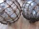 One 1940 ' S Rare Duraglas Antique Vintage Float Glass Ball Net Rope Fishing Buoy Fishing Nets & Floats photo 6