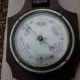 Vintage Antique Aneroid Banjo Barometer & Thermometer / Weather Station Other Antique Science Equip photo 1