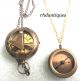 Nautical Vintage Replica Magnifying Compass With Necklace Compass Watch Compasses photo 1