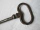 Large Antique Old 17th Century Wrought Iron English Or German Jail Key Locks & Keys photo 3