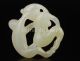 Love Action Natural Jade High - End Collectibles Pendant Statue Vintage Oriental O Other Antique Chinese Statues photo 4