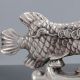Old Chinese Tibet Silver Handwork Koi Fish Statue W Xuande Mark C548 Other Antique Chinese Statues photo 1