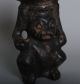 Chinese Hongshan Style Carved Pray Wizard Sacrifice Ferroan Jade Statue - Jr12511 Neolithic & Paleolithic photo 4