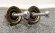 Old Vintage Brass Drawer Handles With Fittings - Swan Neck Door Knobs & Handles photo 2