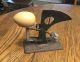 Vintage Primitive Mascot Egg Grading Scale With Wooden Egg,  Circa Early 1900s Scales photo 4
