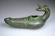 Roman Bronze Oil Lamp Duck Shaped Handle Roman photo 2