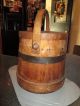 Primitive Antique Wood Basket W/ Lid & Handle Boxes photo 1