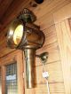 Antique Brass Carriage Coach Wagon Candle Converted Electric Lamp Lamps photo 1