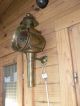 Antique Brass Carriage Coach Wagon Candle Converted Electric Lamp Lamps photo 2