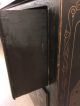Fabulous 19th C Chinoiserie,  Japanned Black Dresser Chest W/ Detachable Mirror 1800-1899 photo 7