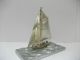 The Sailboat Of Silver970 Of Japan.  140g/ 4.  93oz.  A Japanese Antique. Other Antique Sterling Silver photo 1