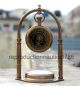 Marine Anchor Brass Victoria Clock With Compass Collectible Decor Gift Clocks photo 1