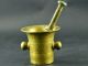 Antique 1800 ' S Heavy Brass Apothecary Doctor Chemist Medical Mortar & Pestle Mortar & Pestles photo 6