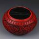 Oriental Vintage Delicate Lacquer Hand - Carved Dragon Box G366 Boxes photo 7