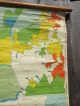 A Vintage Pull Down School Map Of Europe In 1300 To 1500 Circa 1960 Other Antique Science Equip photo 8