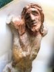 Antique Carved Wood Santo Body Of Jesus Great Detail In The Carving Latin American photo 1