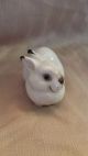 Vintage Soviet Porcelain Bunny Rabbit Figurine Ussr Lomonosov White Hare Small Figurines photo 5