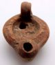 Ancient Roman Pottery Votive Oil Lamp With Bull 1st - 2nd Century Ad Roman photo 3