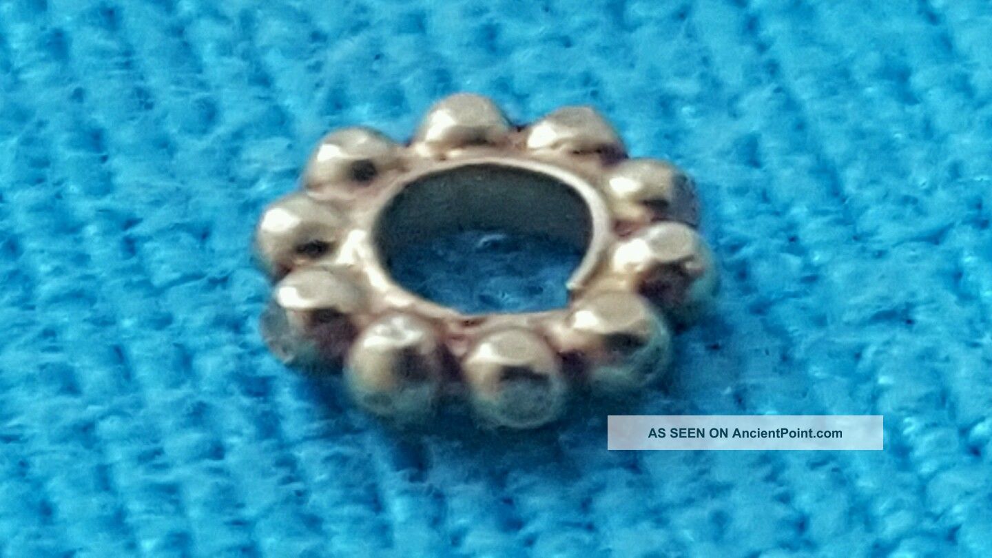 Fantastic Solid Gold Viking Bead 100 - 400 Ad Roman photo