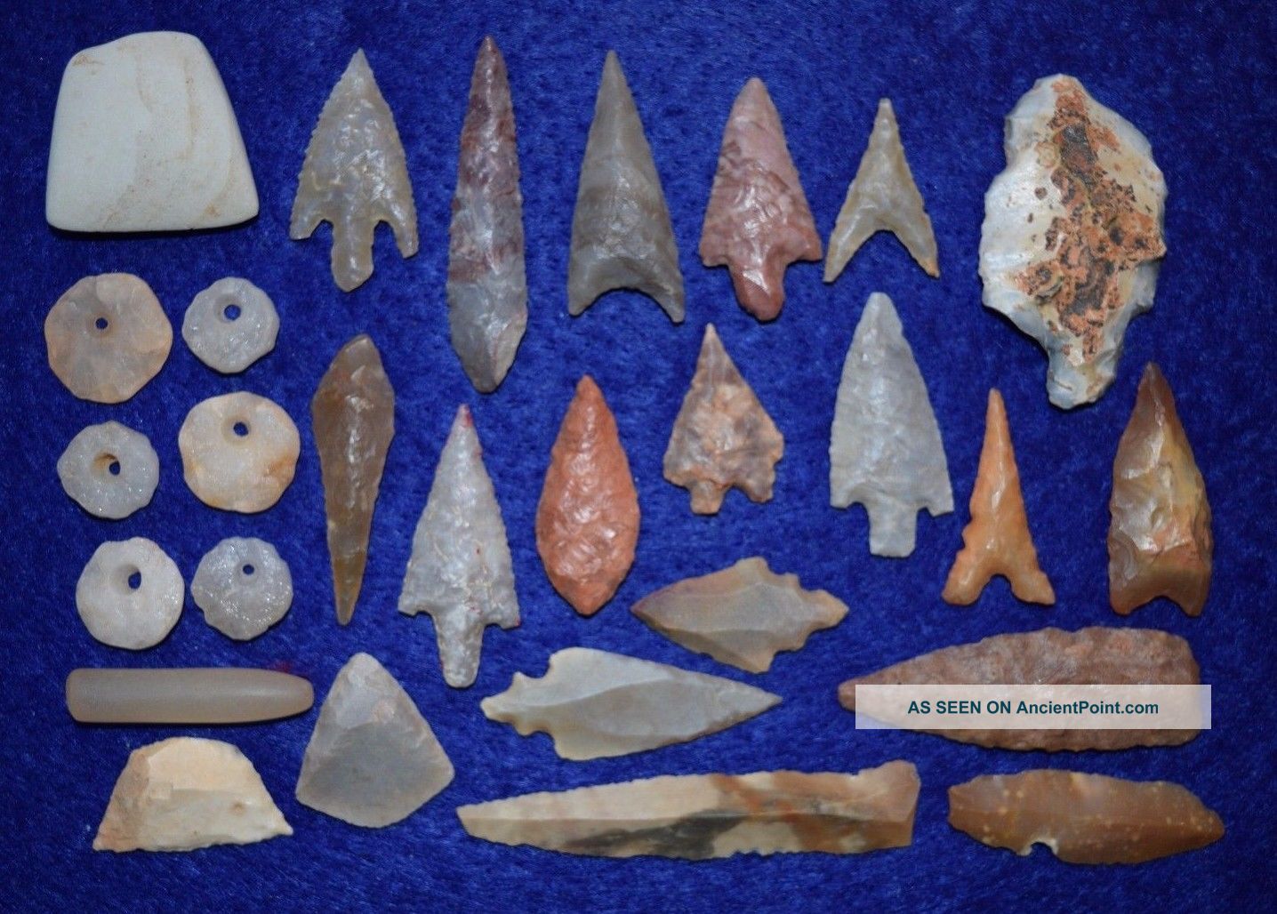 28,  Diverse Sahara Neolithic Relics,  And 1 Paleo Aterian Stemmed Tool Neolithic & Paleolithic photo