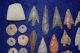 28,  Diverse Sahara Neolithic Relics,  And 1 Paleo Aterian Stemmed Tool Neolithic & Paleolithic photo 1