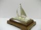 The Sailboat Of Silver950 Of The Most Wonderful Japan.  A Japanese Antique Other Antique Sterling Silver photo 3