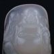 100 Natural Shoushan Stone Handmade Happy Laugh Maitreya Buddha Statue Other Antique Chinese Statues photo 2